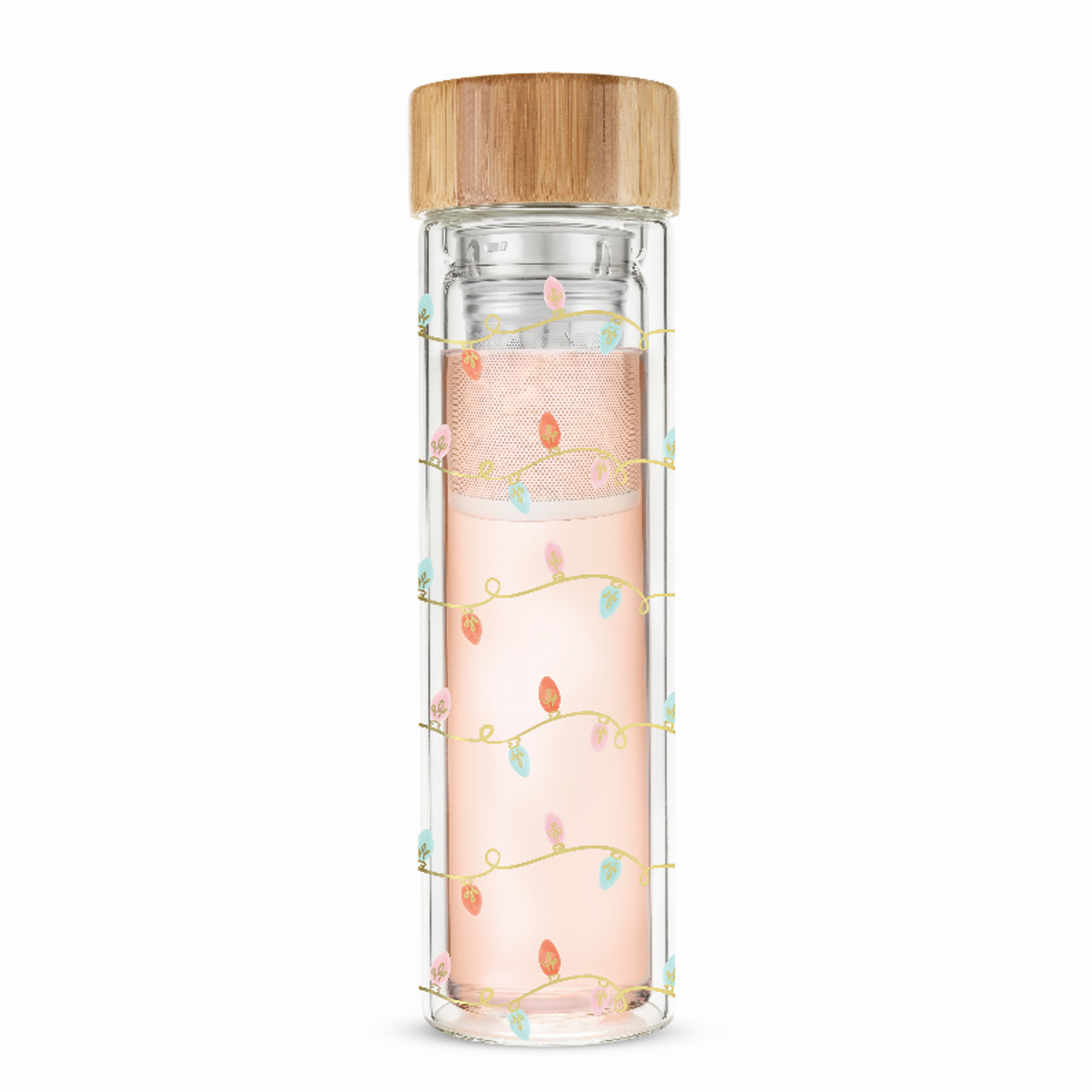 Blair Lights Glass Travel Infuser Mug by Pinky Up