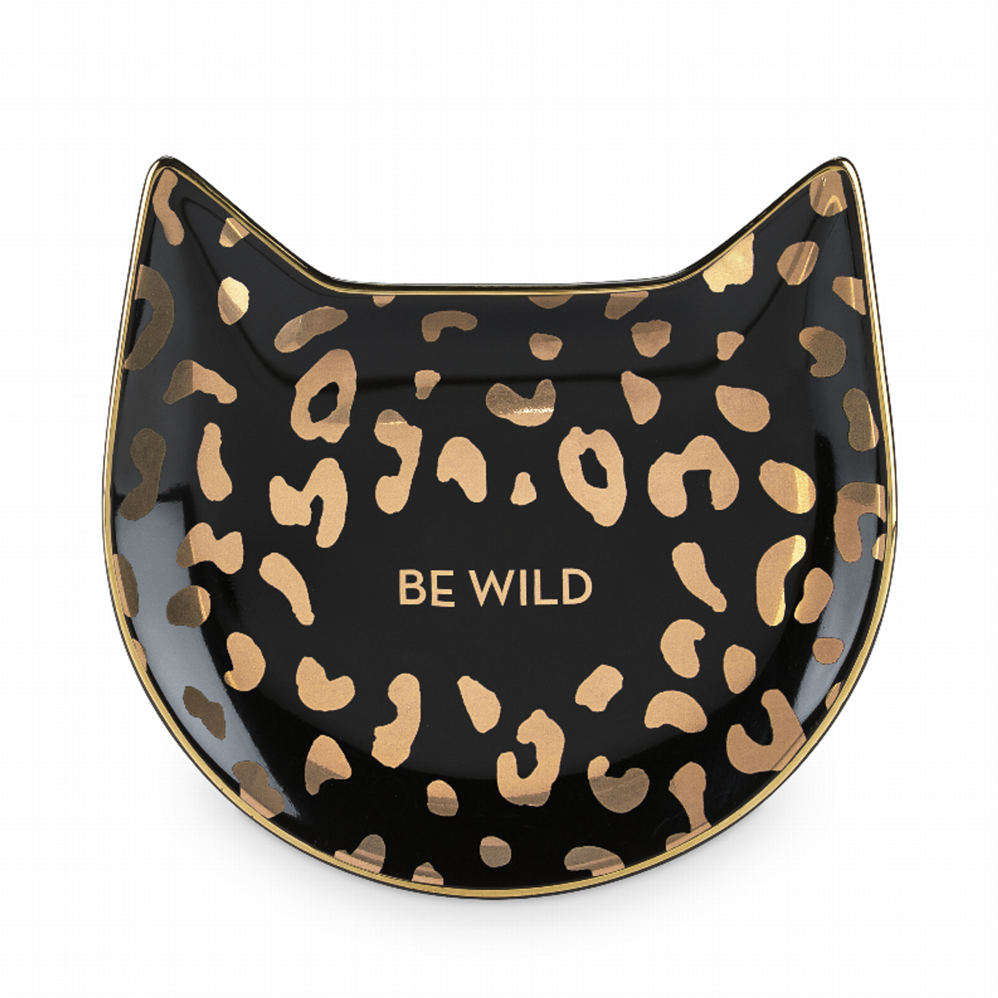 Black Leopard Tea Tray by Pinky Up
