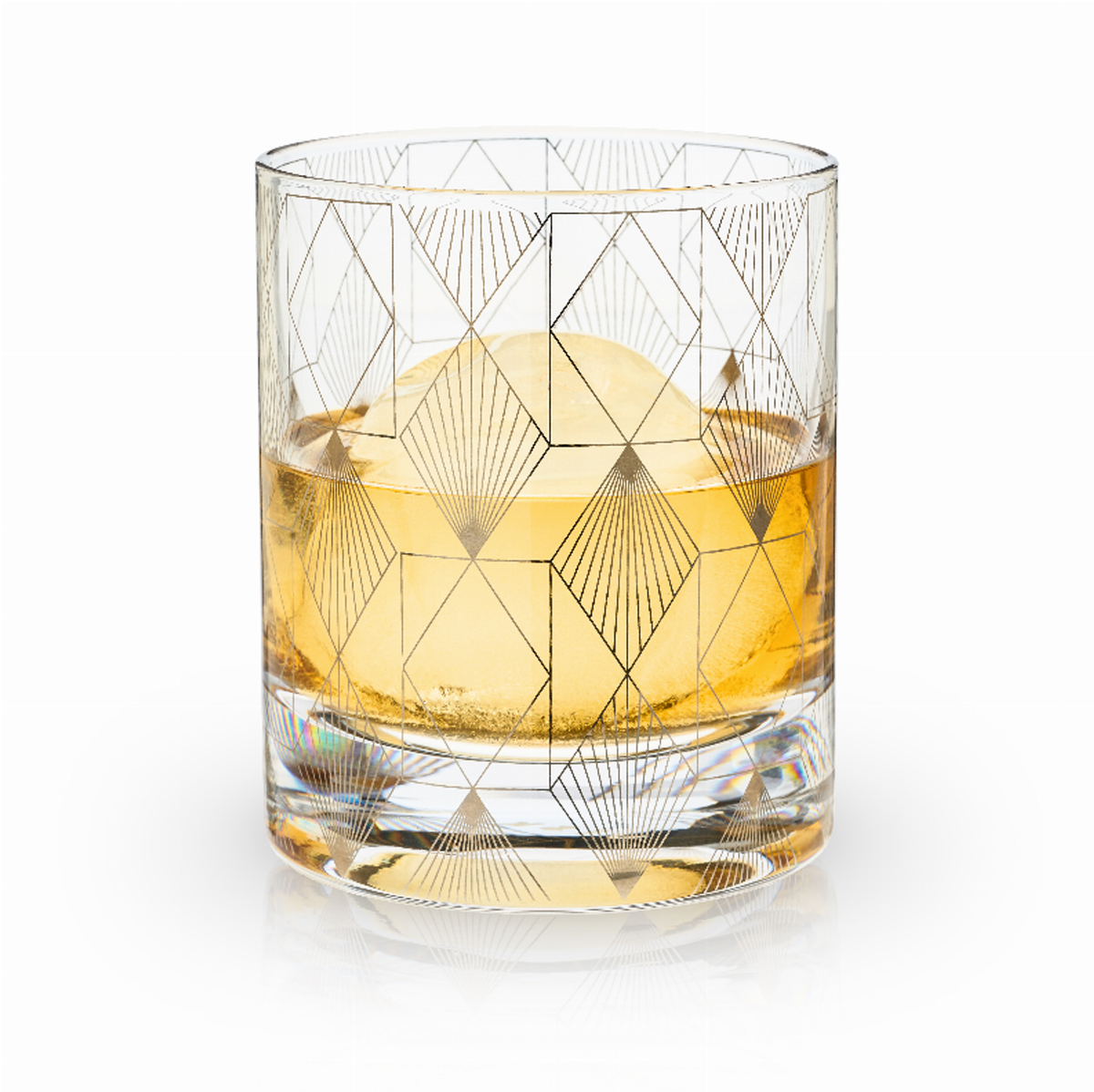 Metropolis Deco Tumblers by Viski, Set of 2