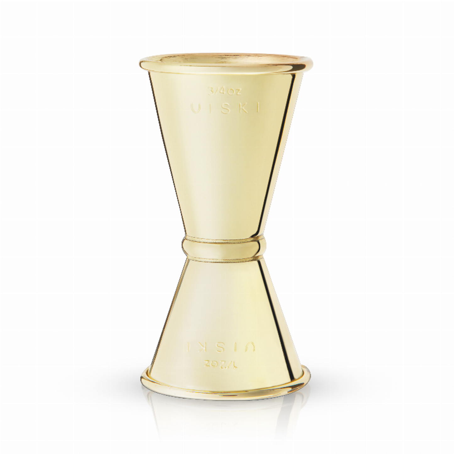 Viski Small Gold Japanese Style Double Jigger