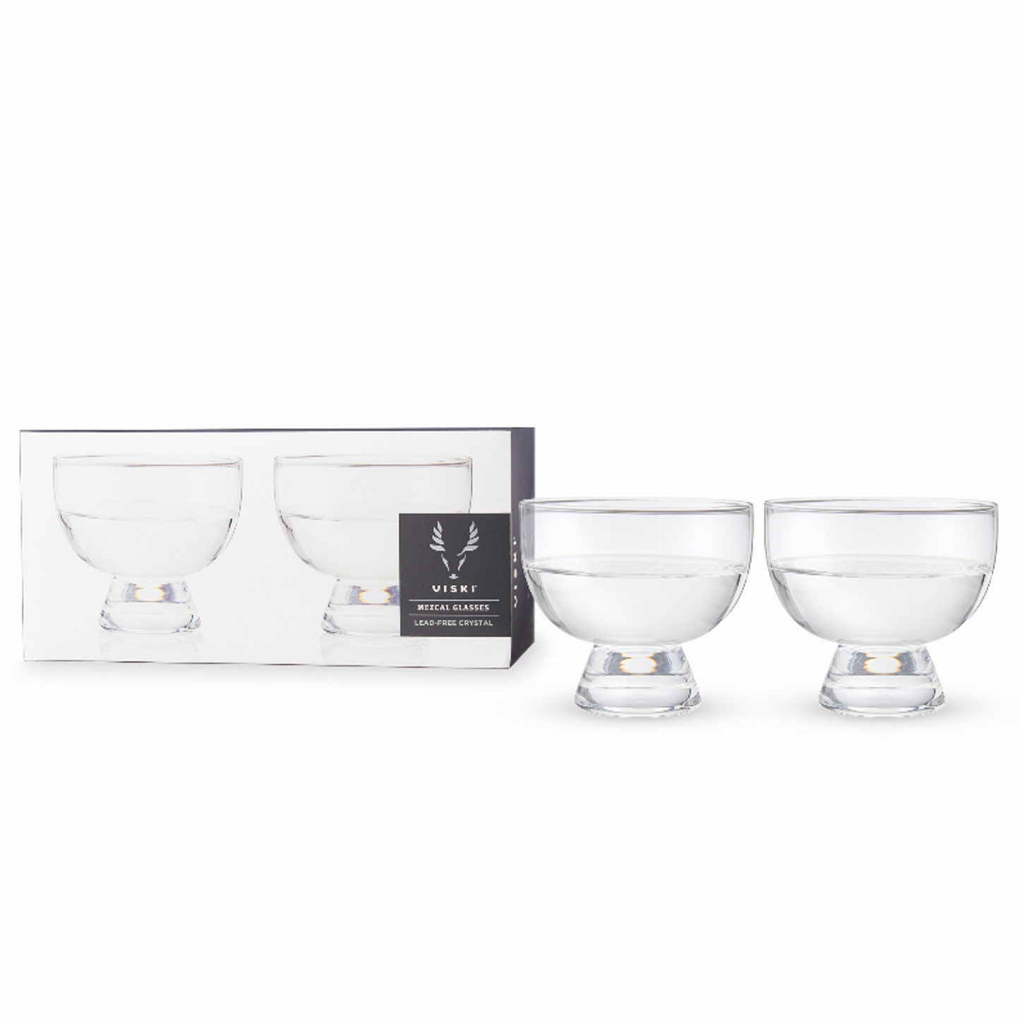 Crystal Mezcal Glasses by Viski, Set of 2