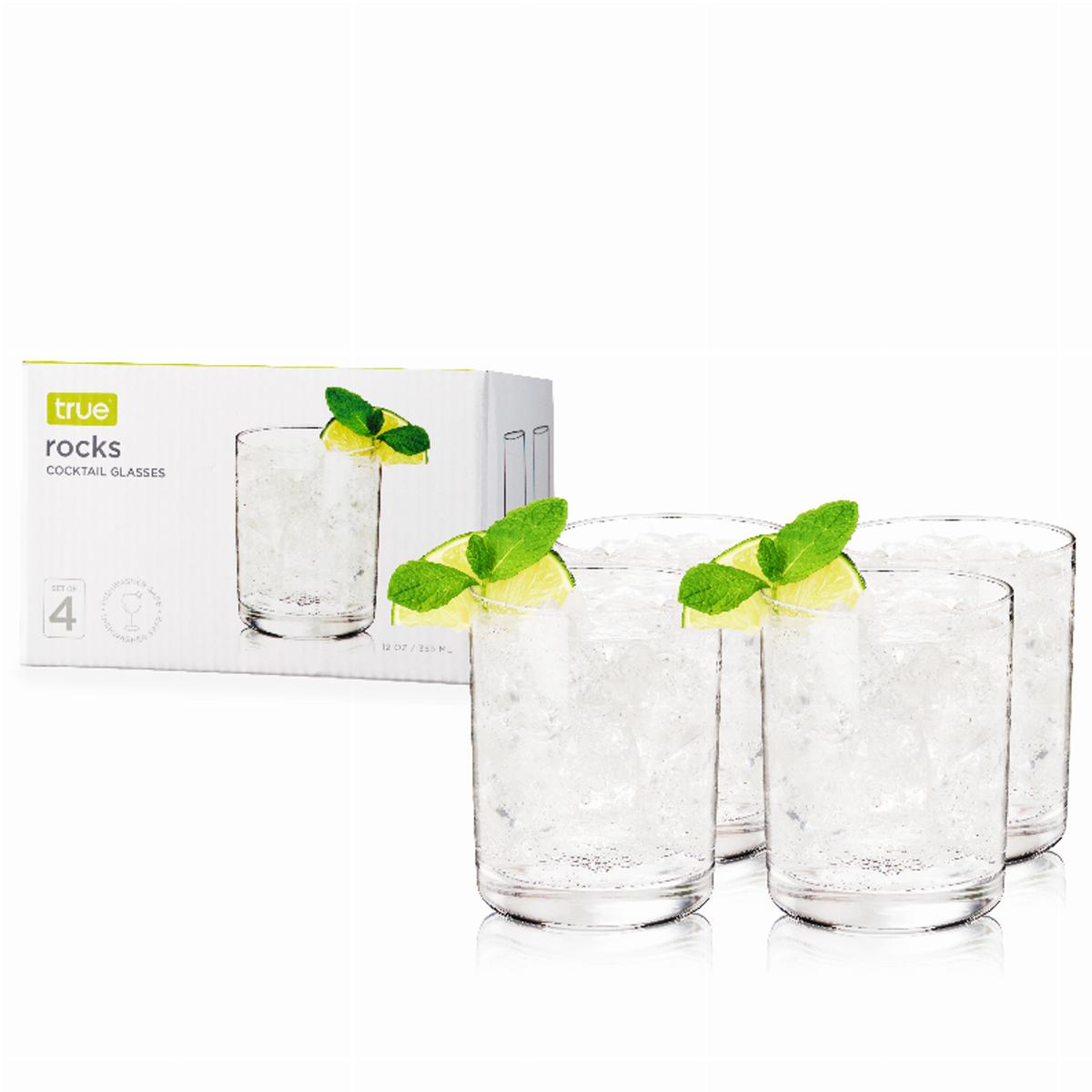 True Rocks Glasses, Set of 4