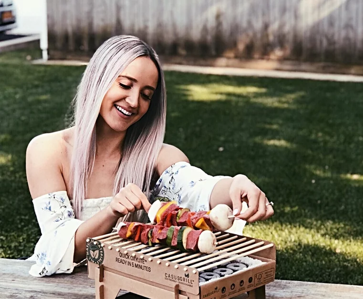CasusGrill Single-Use Portable BBQ (Pack of 4)