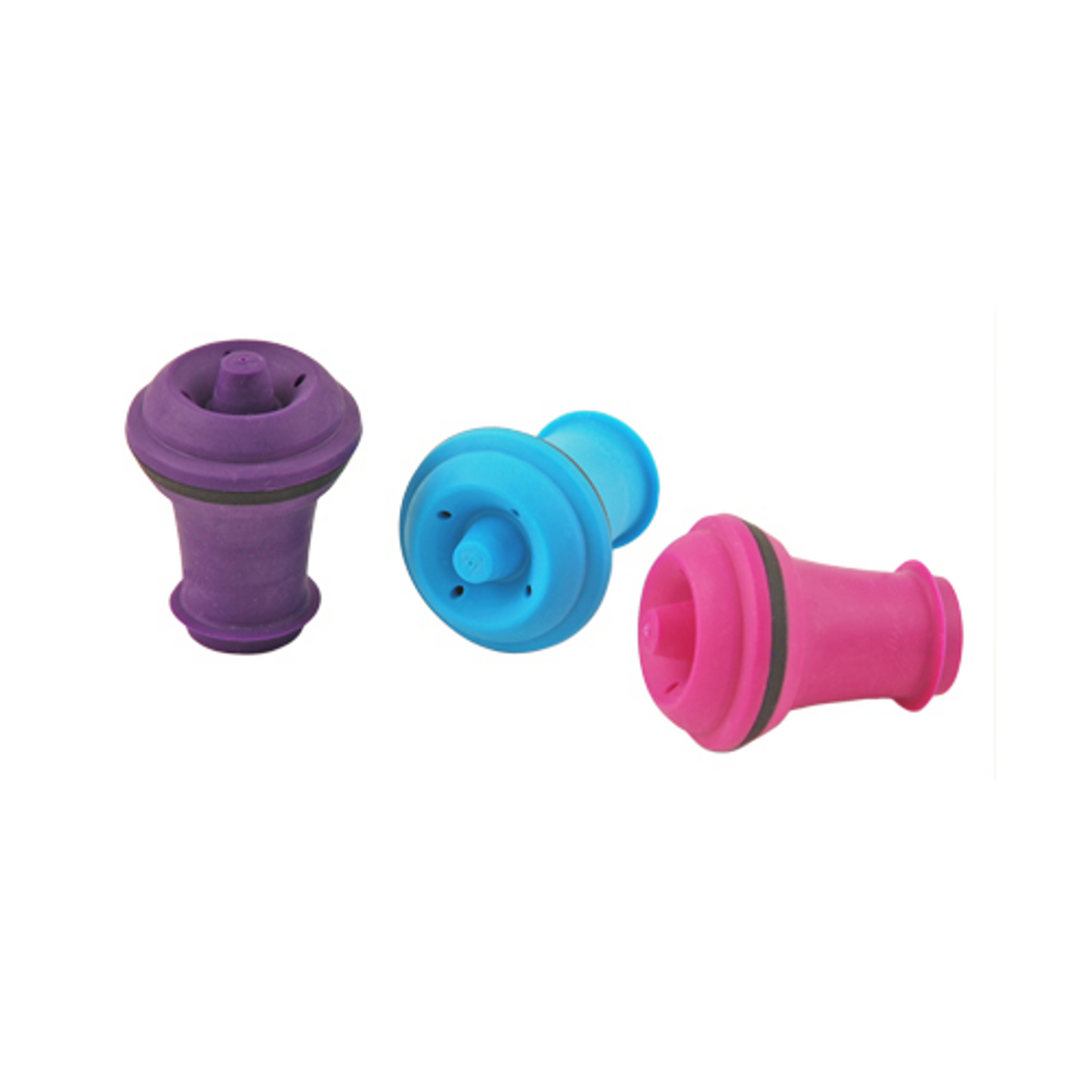 Vacu Vin Vacuum Wine Stoppers, Set of 3