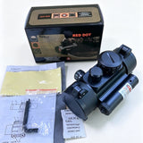 Red Laser Monocular Telescope with Flip-Up Sight