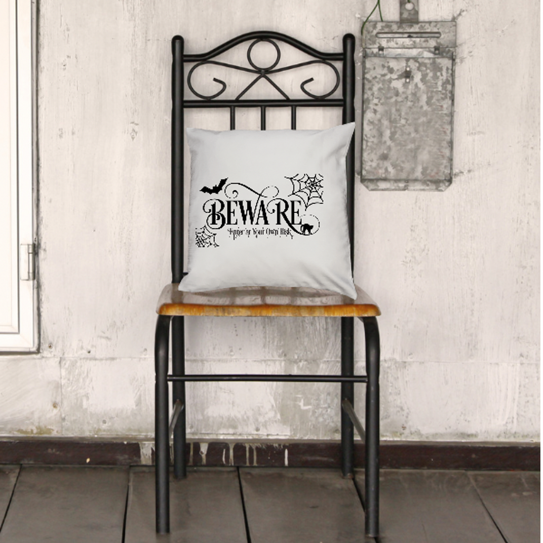 Beware Pillow Cover