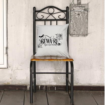 Beware Pillow Cover