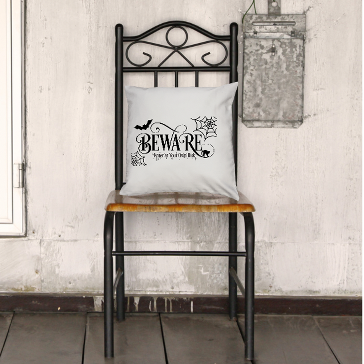 Beware Pillow Cover