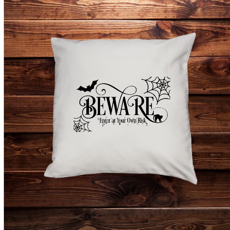 Beware Pillow Cover