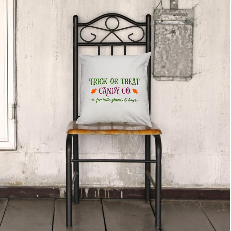 Trick or Treat Pillow Cover