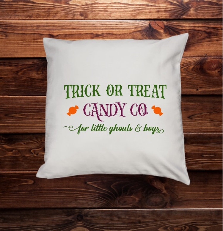 Trick or Treat Pillow Cover