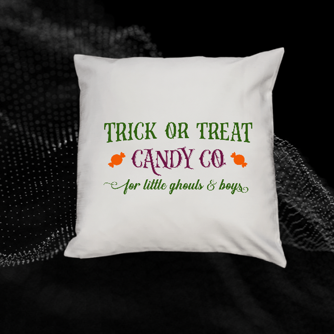 Trick or Treat Pillow Cover