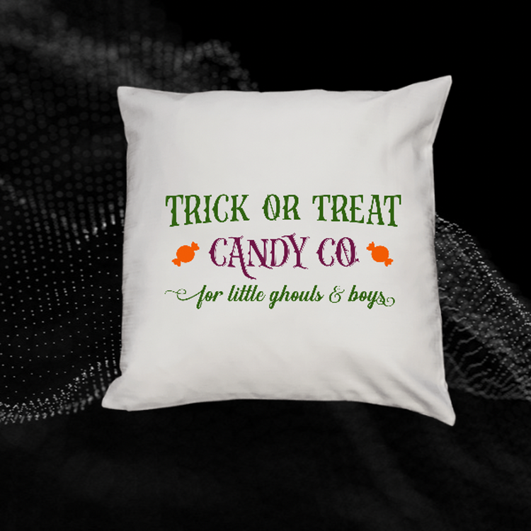 Trick or Treat Pillow Cover