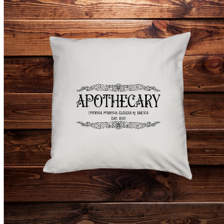 Apothecary Pillow Cover