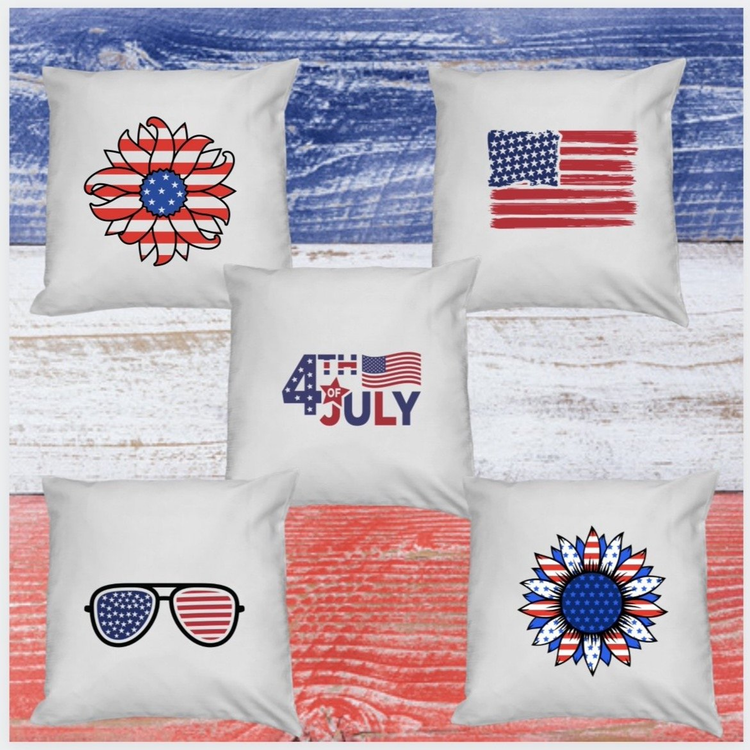 Stars & Stripes Pillow Cover
