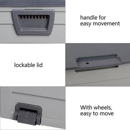 Outdoor Courtyard Storage Box Organizer