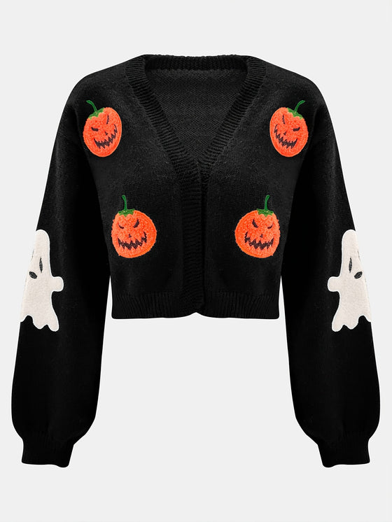 Womens Halloween Knit Cardigan