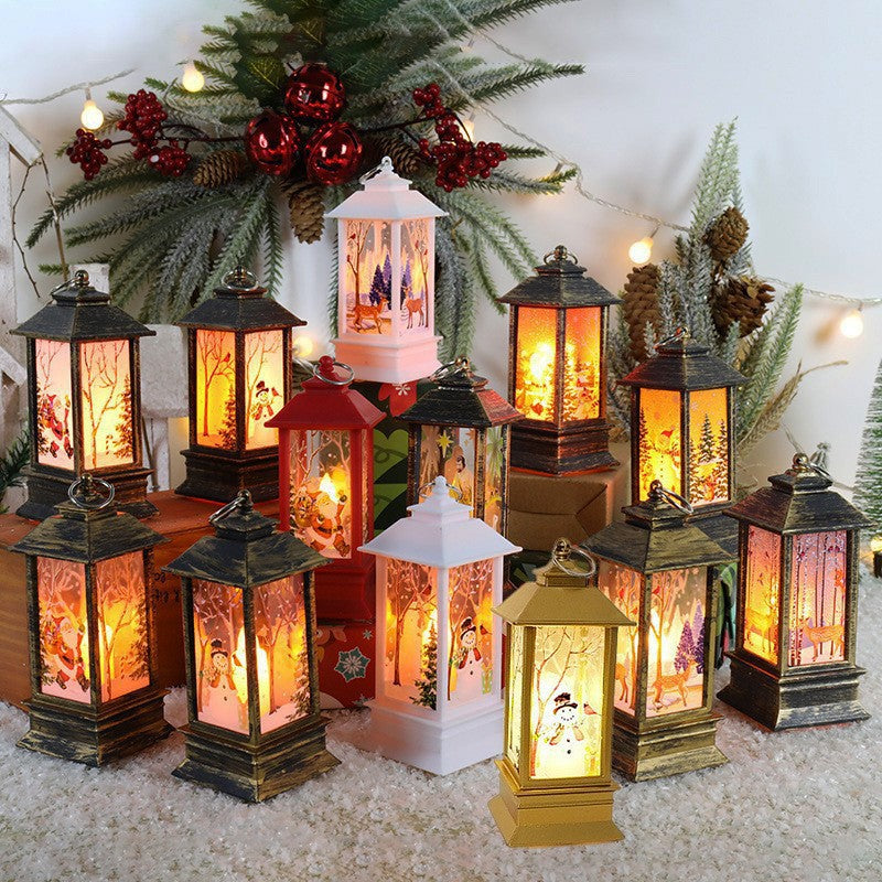 LED Luminous Satchel Candle Christmas Decoration Ornament