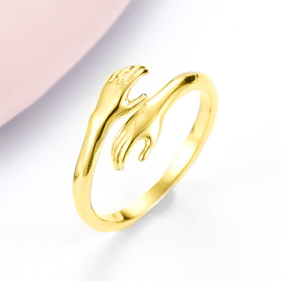 Adjustable Love Hug Couple Fashion Ring product image 4