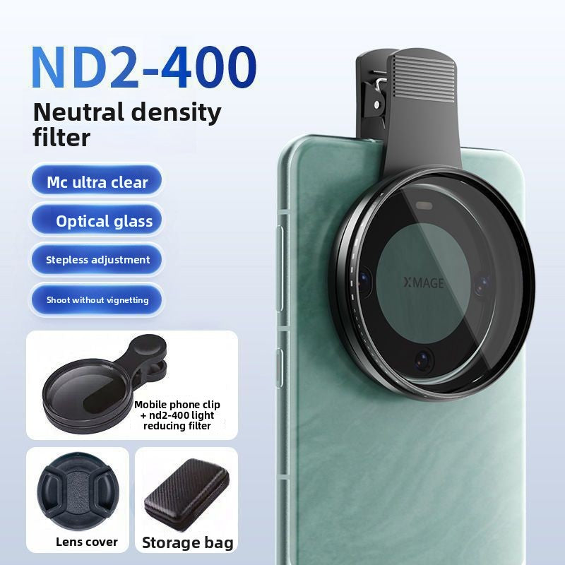 Adjustable Phone Camera Filter Set with Clip Mount