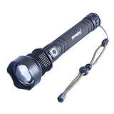 High Power Zoom LED Flashlight USB Rechargeable