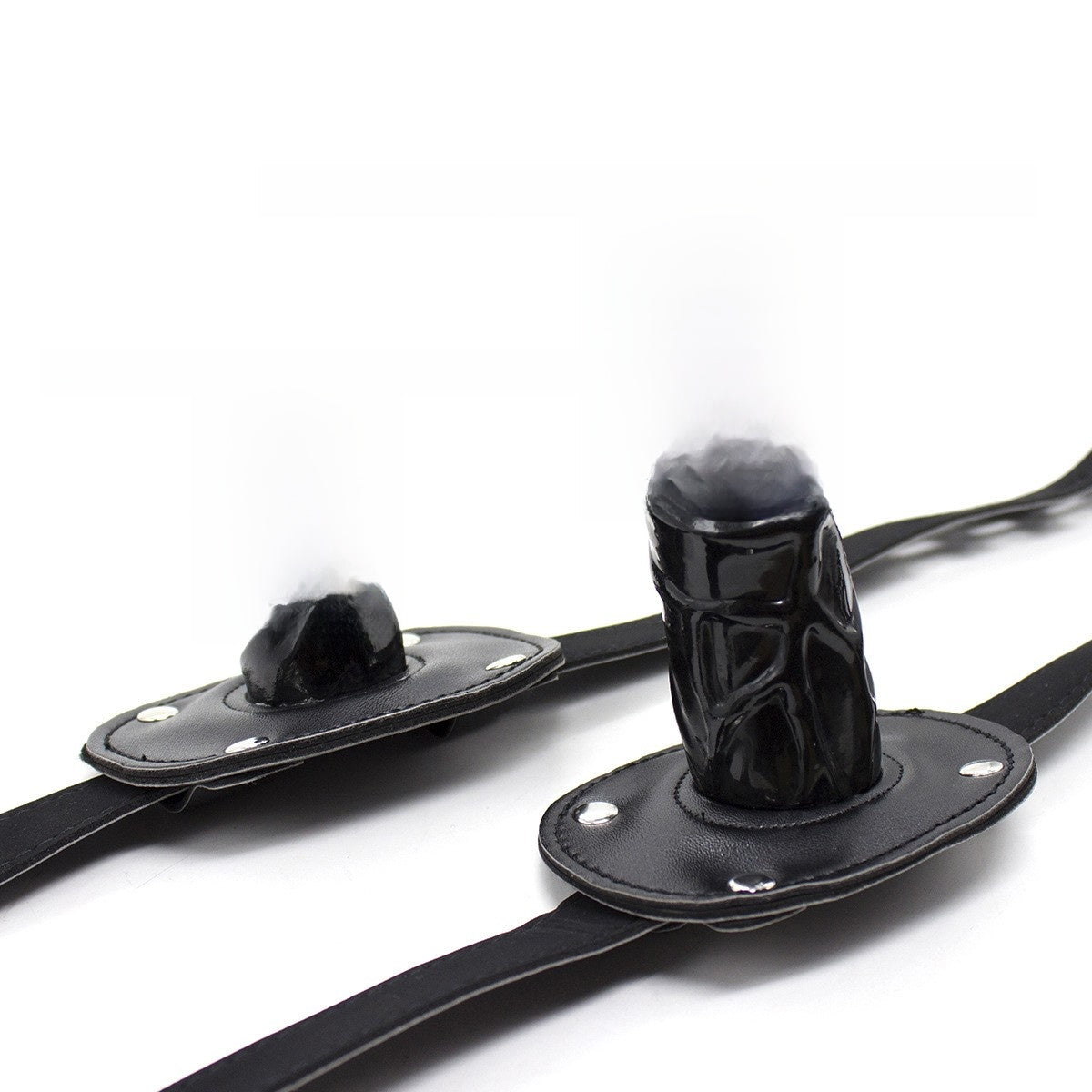 Adjustable PU Mouth Gag Bondage Toy