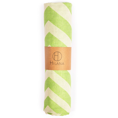Mersin Chevron Recycled Cotton Towel and Blanket