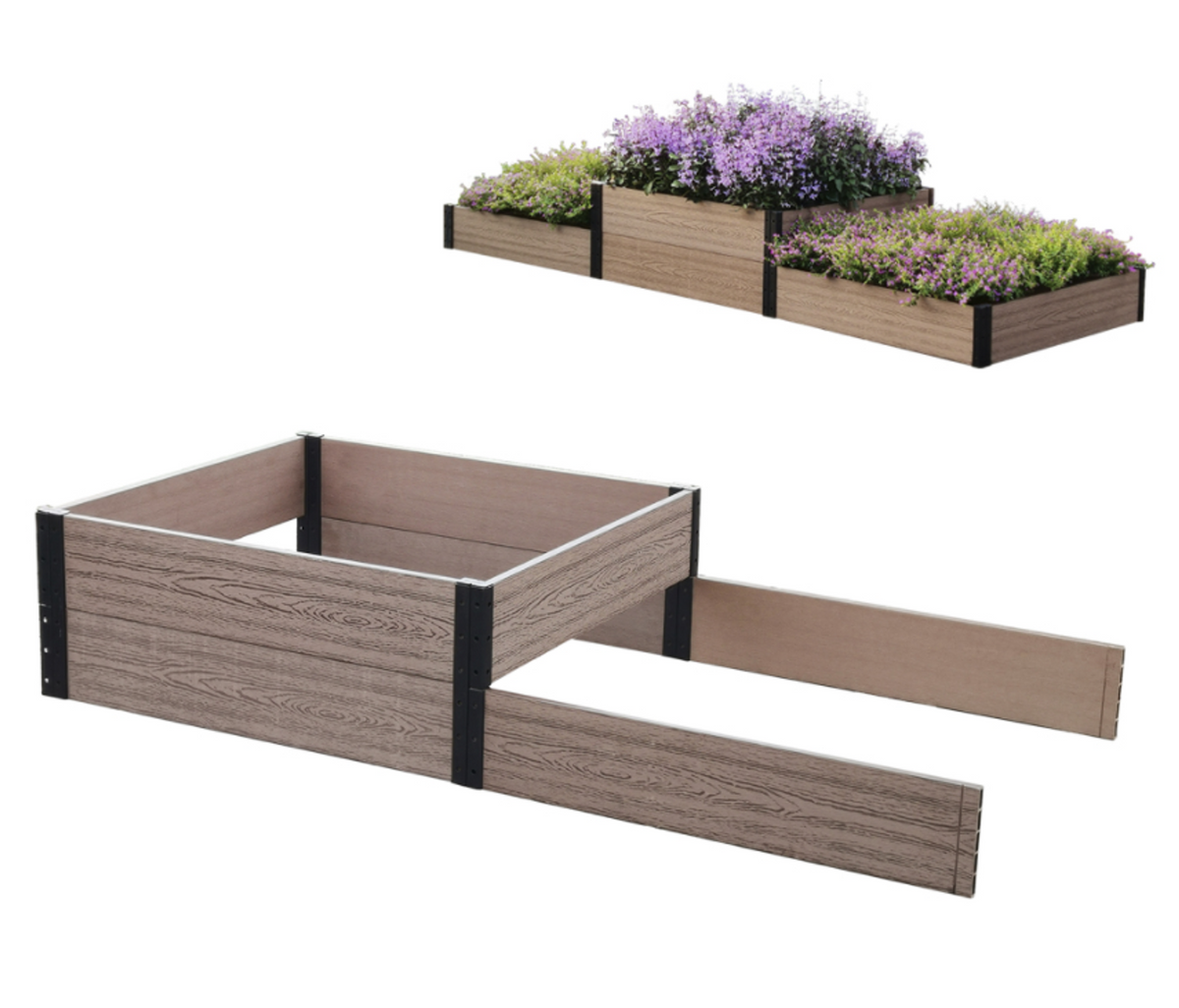 Terraced Double Bed Extension (36 x 74/38 x 7/14 in)
