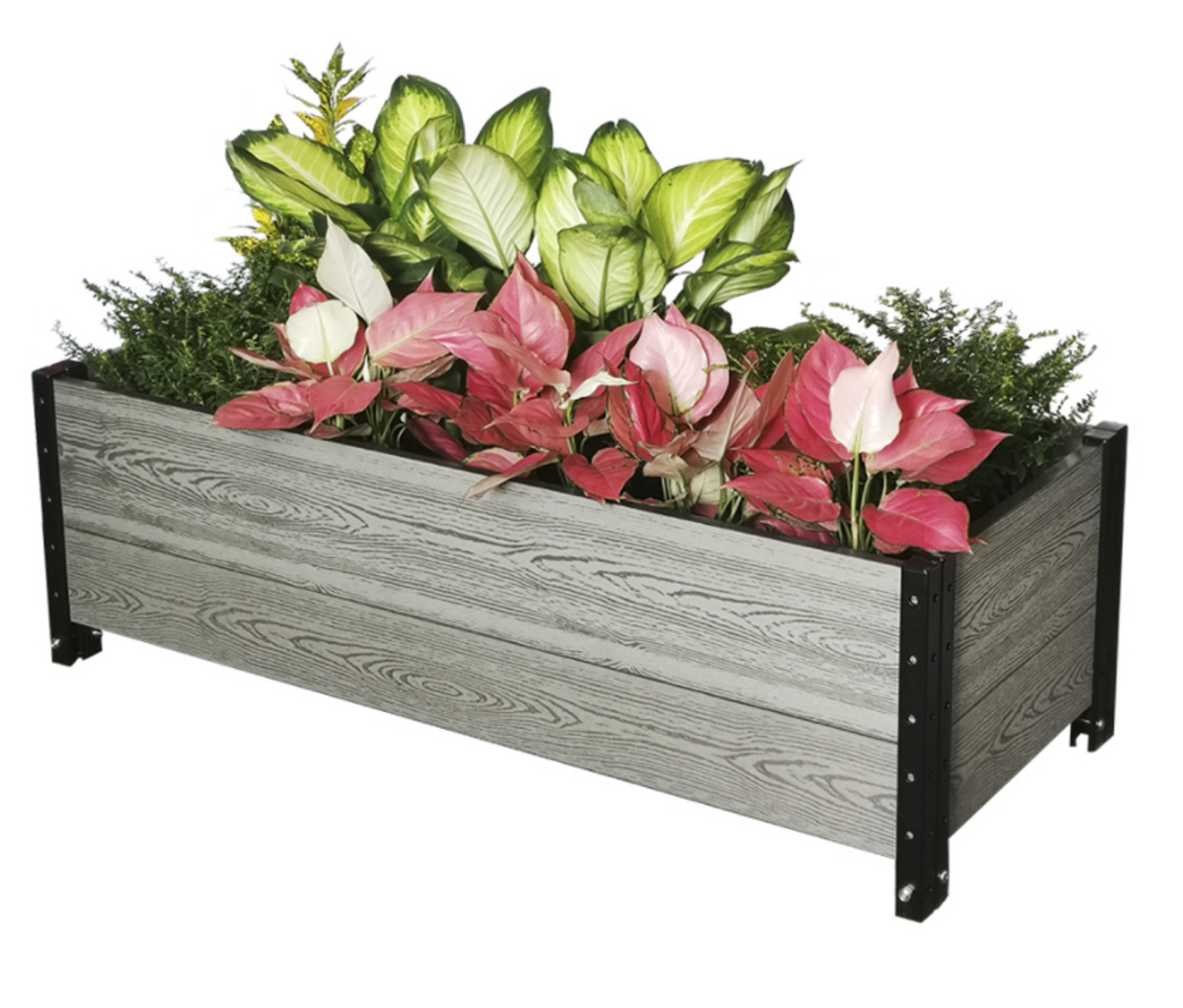 Deckside Planter Box in Grey (45 x 19 x 14 in)