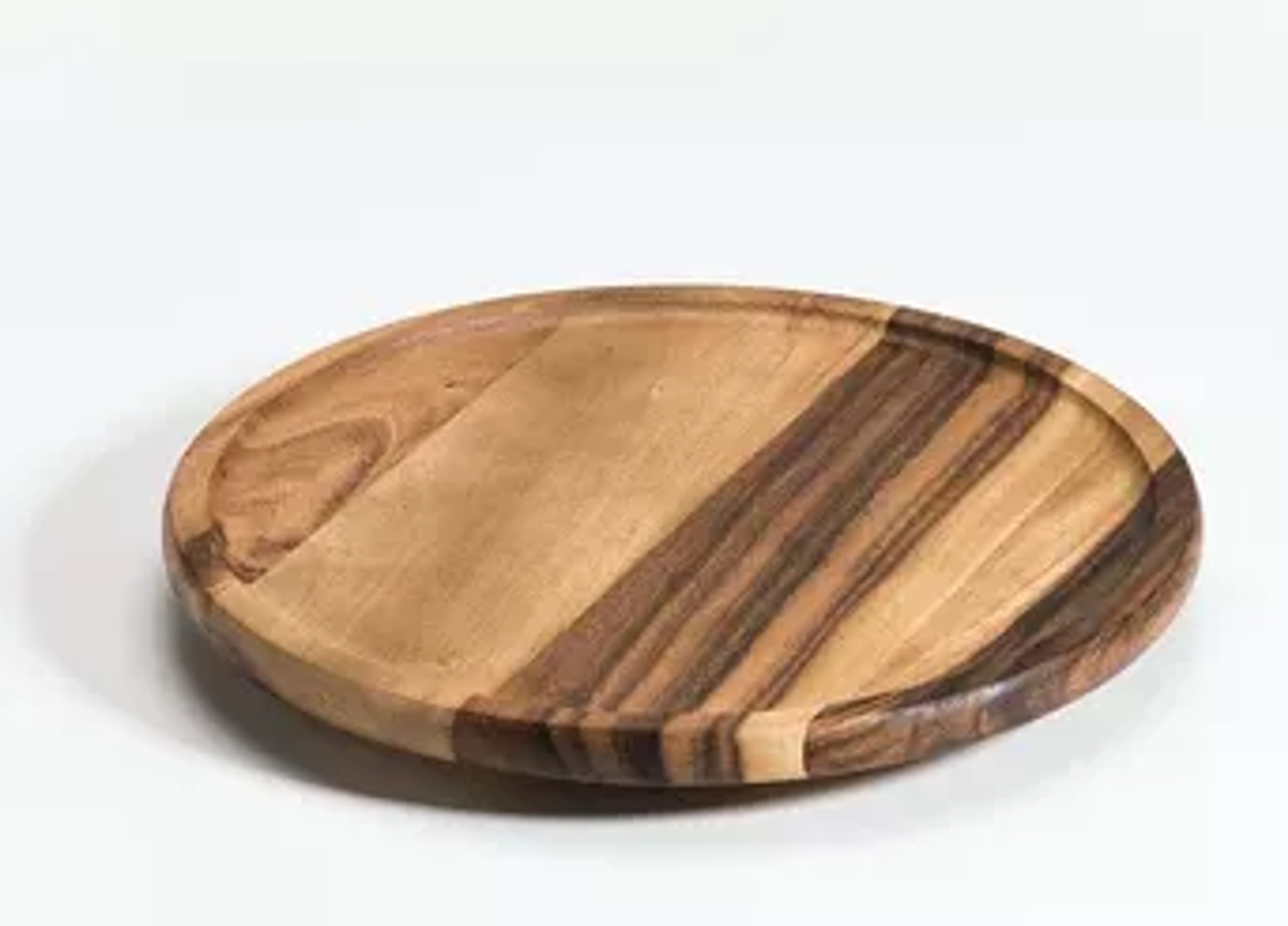 Acacia Wood Lazy Susan 13 in