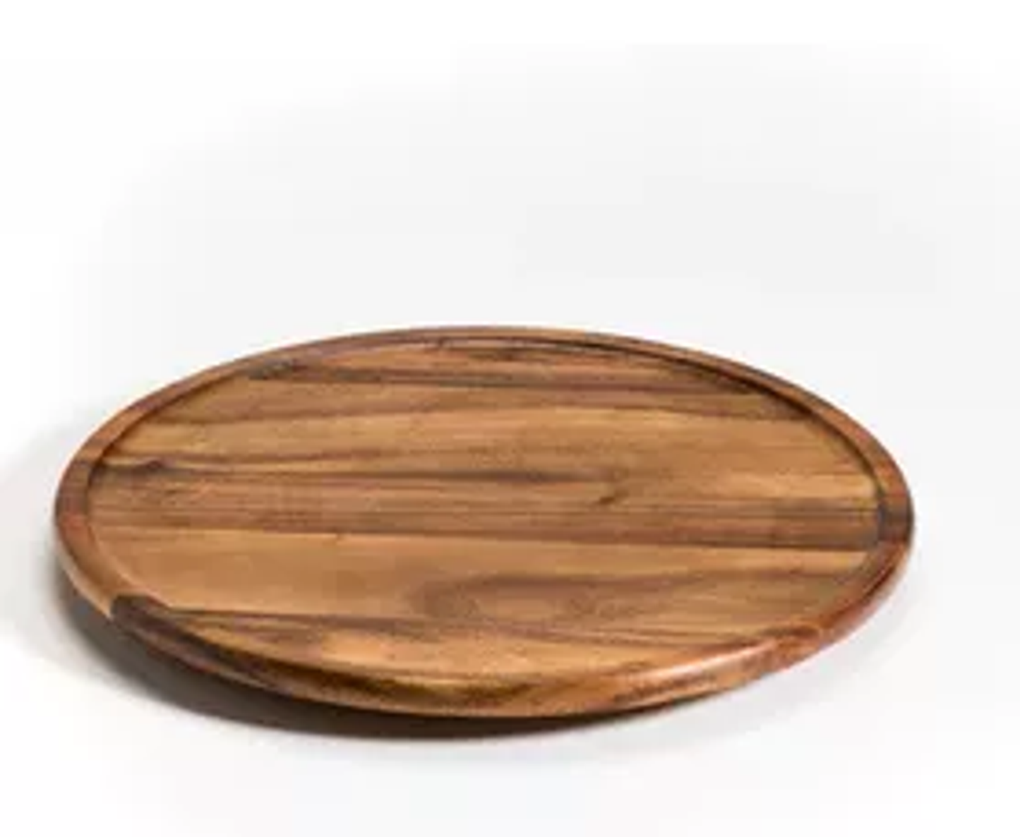 Kalmar Home Acacia Wood Lazy Susan Turntable