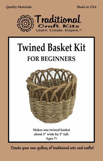 Twined Basket Craft Kit for Beginners