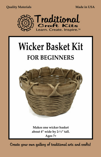 Wicker Basket Craft Kit for Beginners