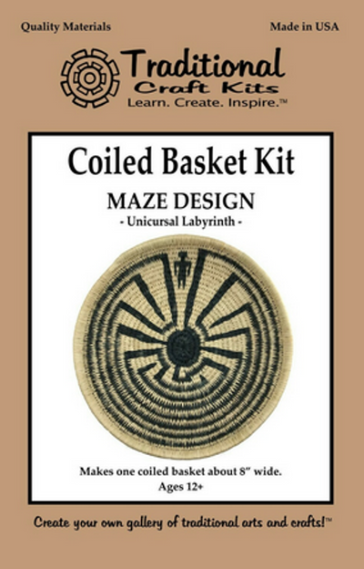 Coiled Basket Kit Maze Design