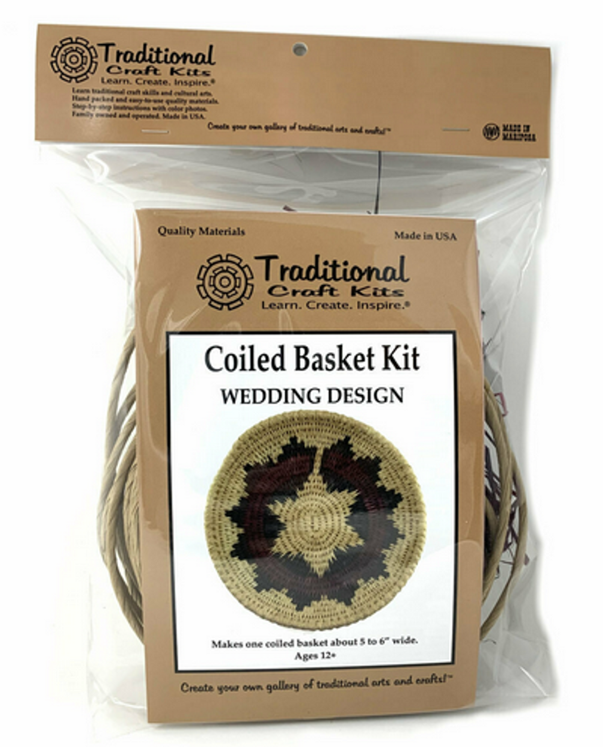 Wedding Design Coiled Basket Craft Kit