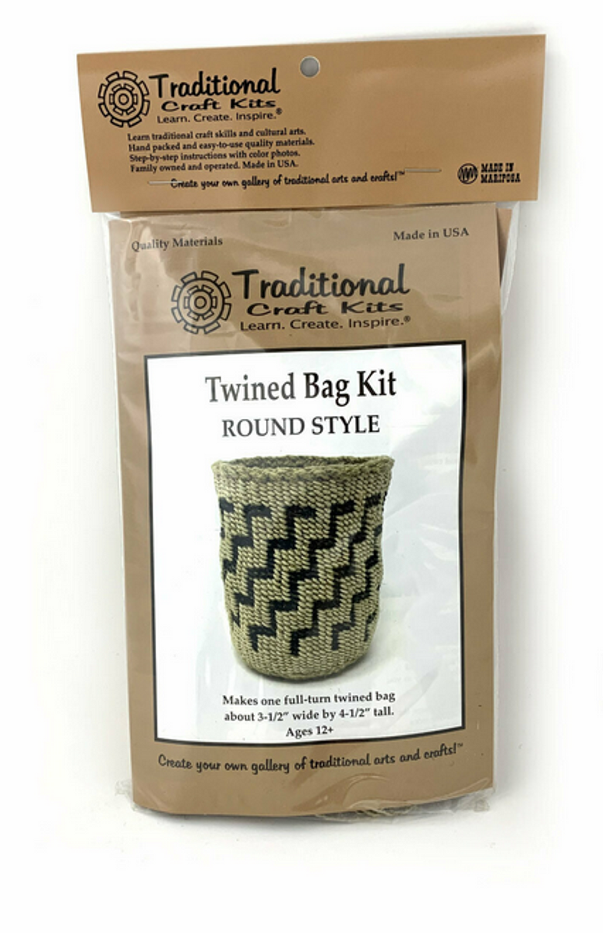 Round Twined Bag Craft Kit