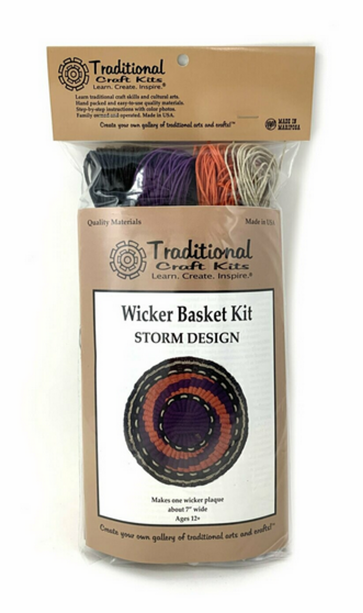 Storm Design Wicker Basket Craft Kit