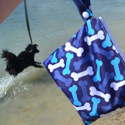 Yucky Puppy Dog Poop Bag Holder - Blue Bone