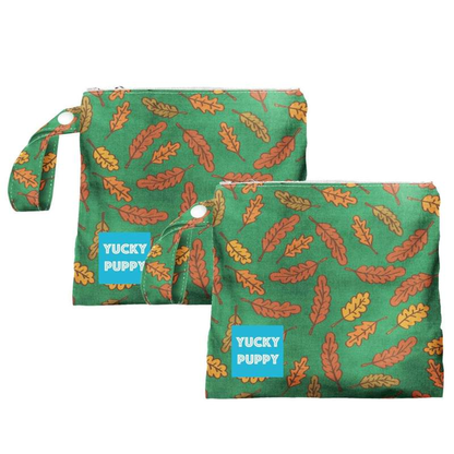 Yucky Puppy Dog Poop Bag Holder - Fall Leaves