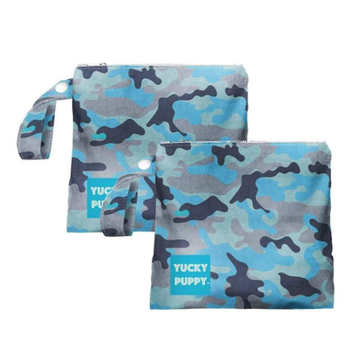 Yucky Puppy Dog Poop Bag Holder - Blue Camo