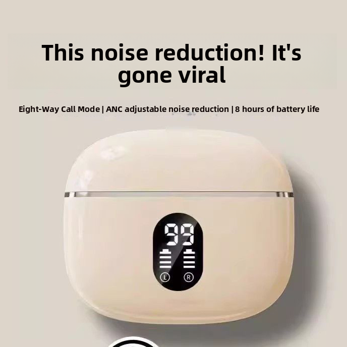 Semi-In-Ear Wireless Bluetooth Headphones