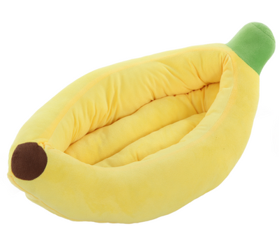 Small Banana-Shaped Dog Bed - 23.62 in