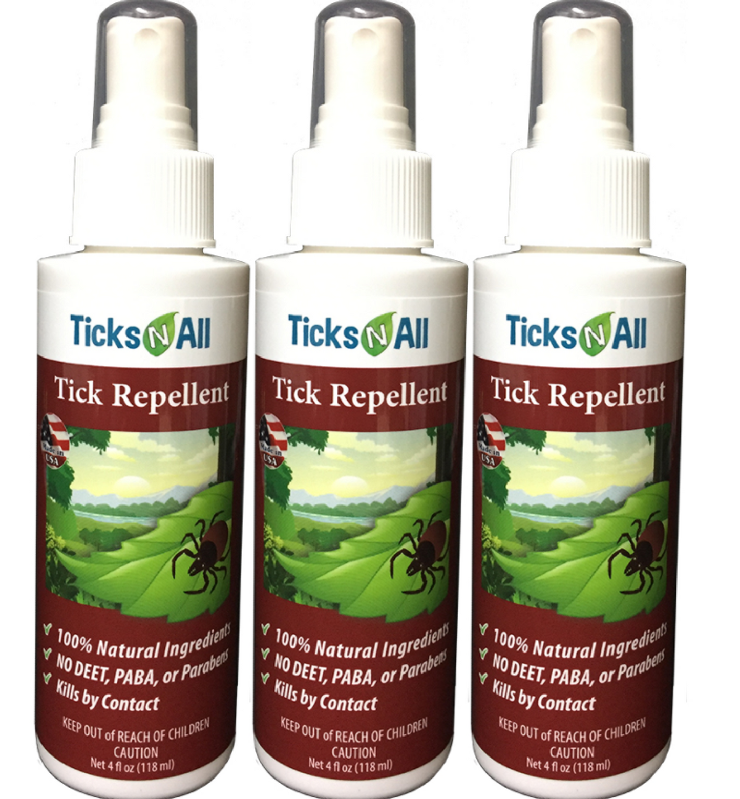 Ticks-N-All All Natural Tick Repellent