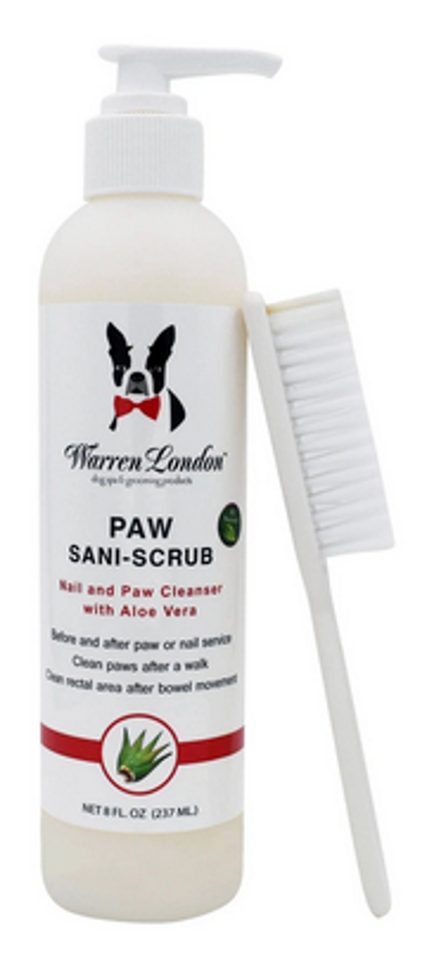 Paw Sani-Scrub for Dogs with Brush