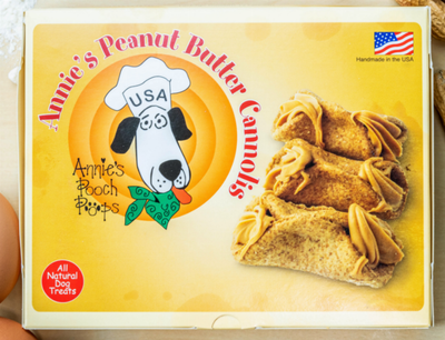 Peanut Butter Dog Cannolis - One Dozen