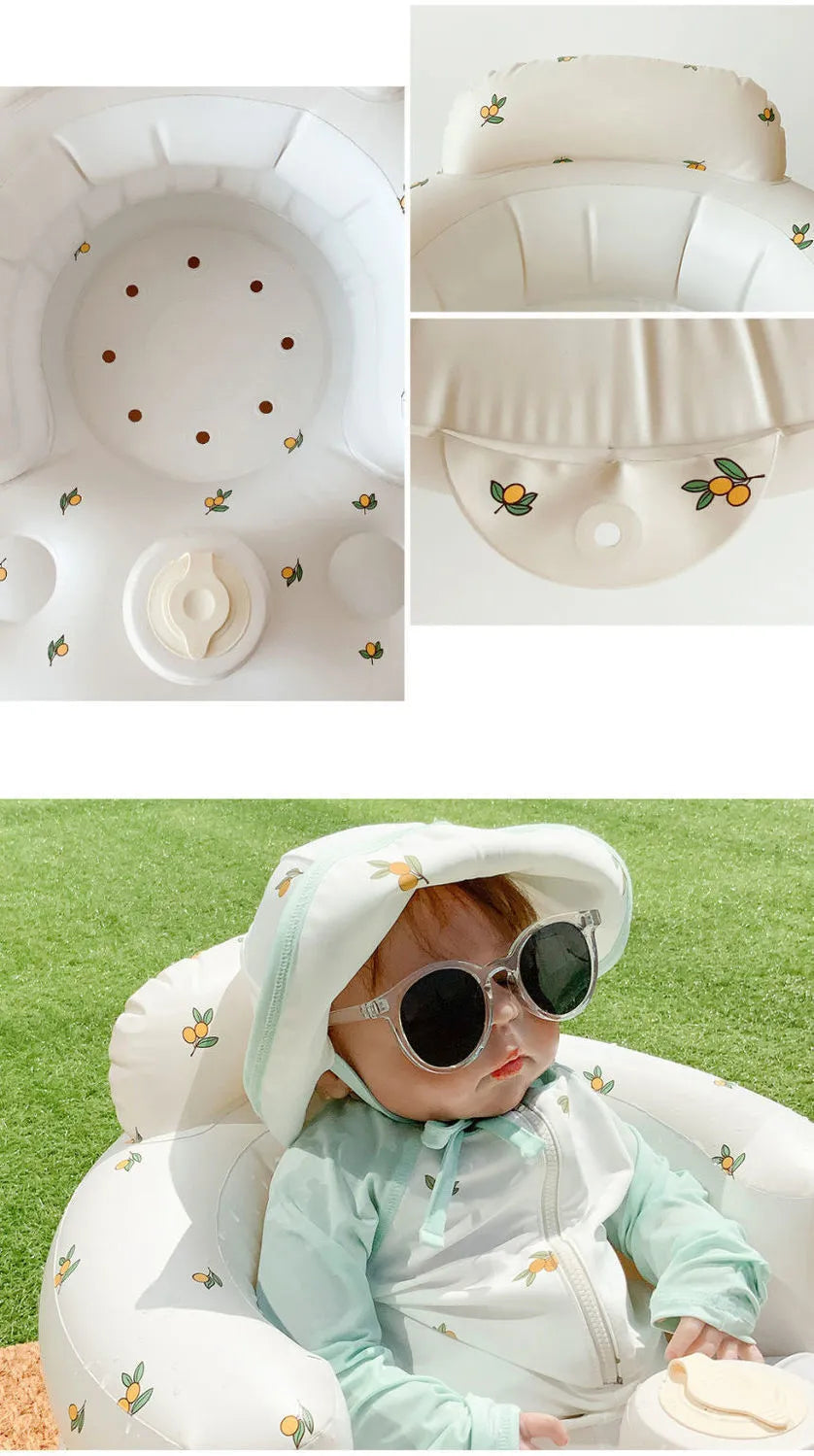 Inflatable Baby Chair for Dining & Bath - Image 13