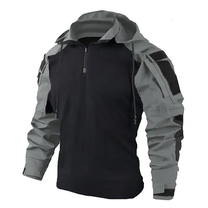 Long-sleeved men's loose camouflage outdoor jacket