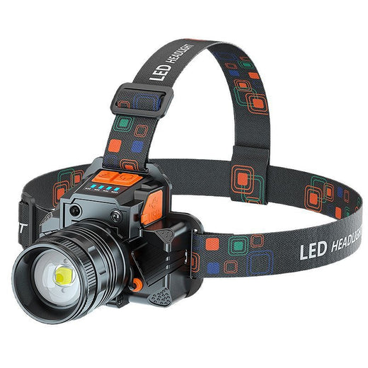 Rechargeable Waterproof LED Headlight with Zoom Sensor Camping & Hiking product image 6