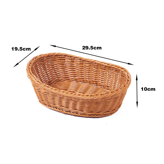 Imitation Rattan Fruit Storage Basket