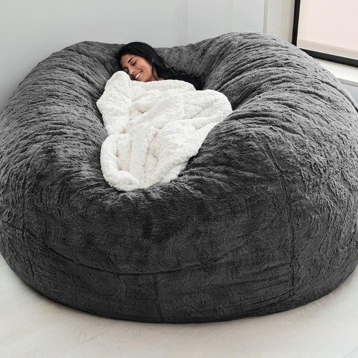 Crystal Velvet Bean Bag Sofa Cover